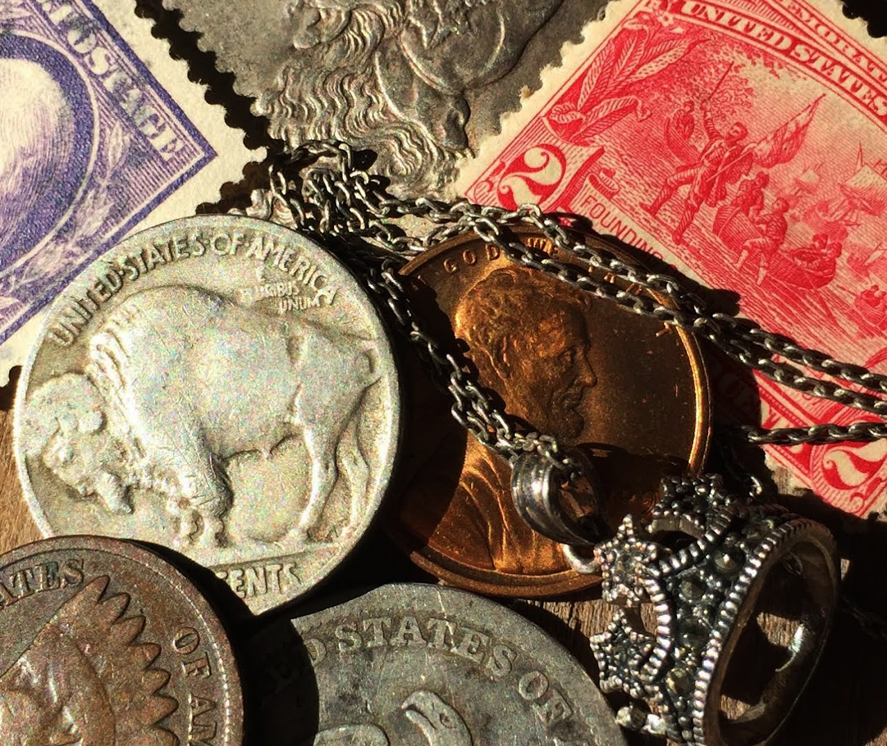 Collectible coins and design objects for visual search