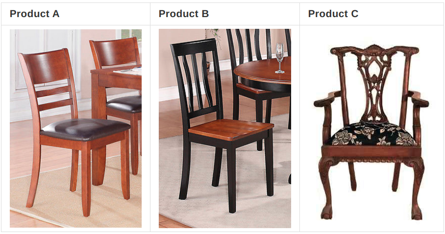 E-commerce catalog with AI tags and similar-item recommendations
