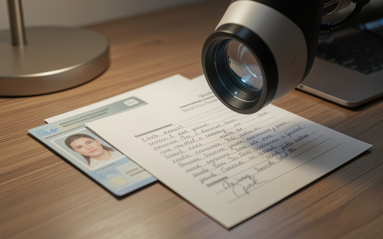 Document camera scanning ID and handwritten forms for OCR